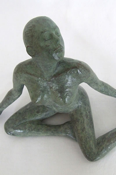 Meliae- figurative bronze sculpture by Irish artist Marie Smith