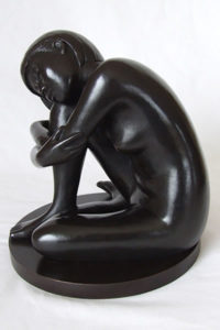 Figurative bronze sculpture by Irish artist Marie Smith