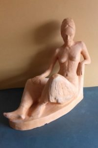 female figure ceramic sculpture by Marie Smith