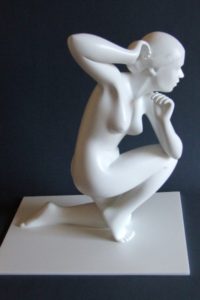 Marie Smith - Messenger - Jesmonite sculpture 1 (1)