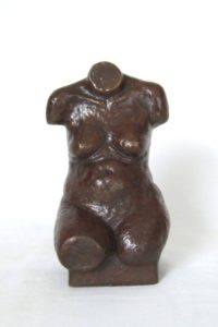 Bronze torso by Irish artist Marie Smith