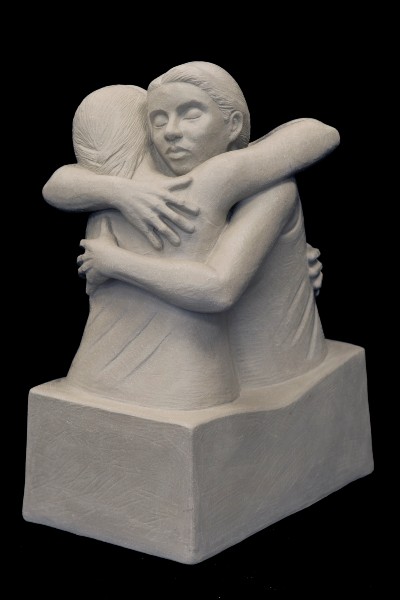The Hug Sculpture by Marie Smith