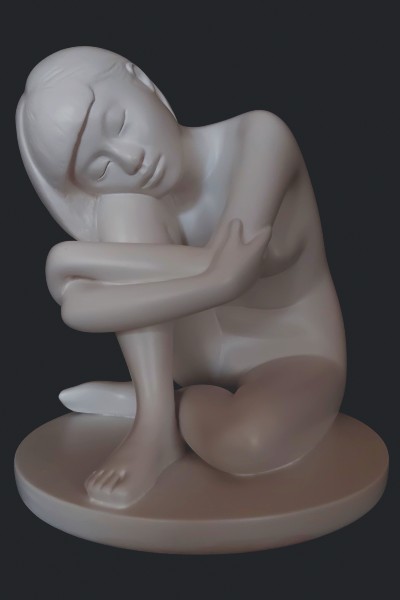 Marie Smith Sculpture - Sheri Chiu - Jesmonite 1