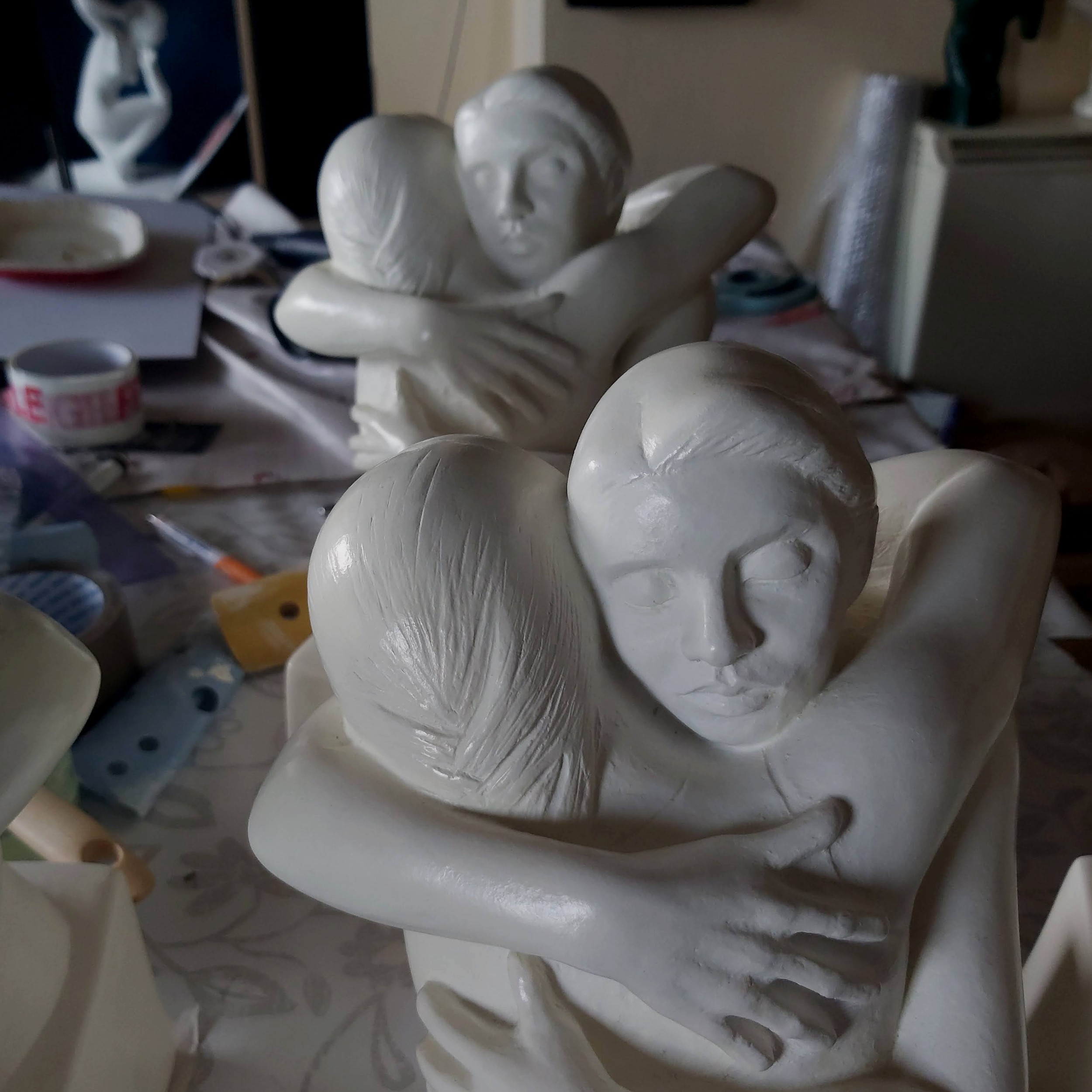 Making The Hug Sculpture 10