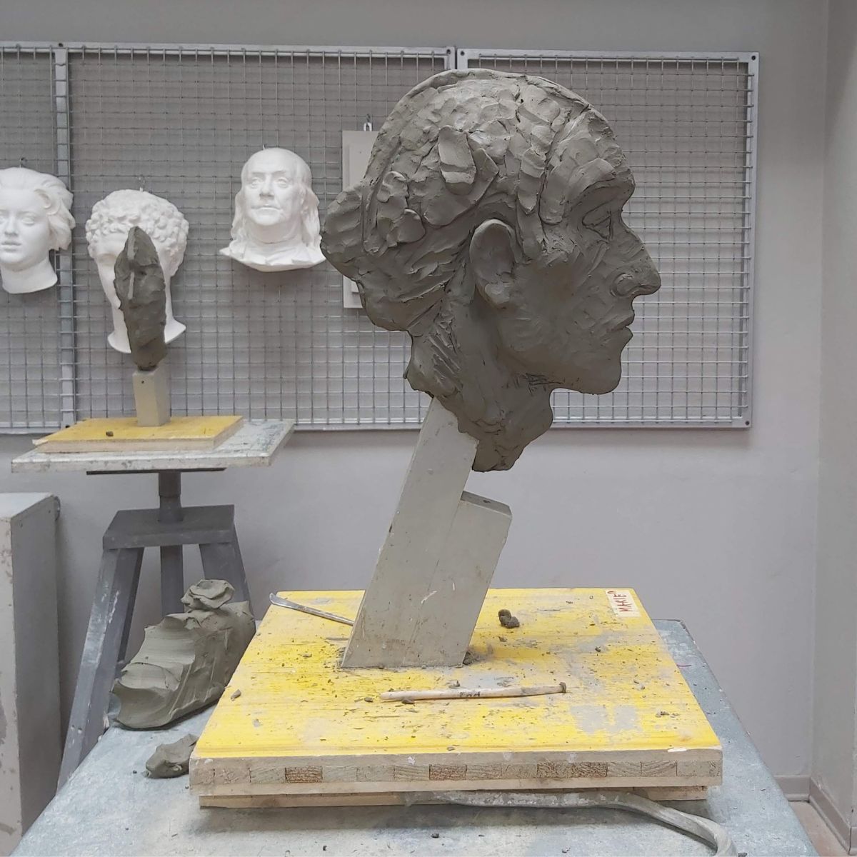 Marie Smith Sculpture - Florence Academy of Art - Portrait Workshops - Profile 1