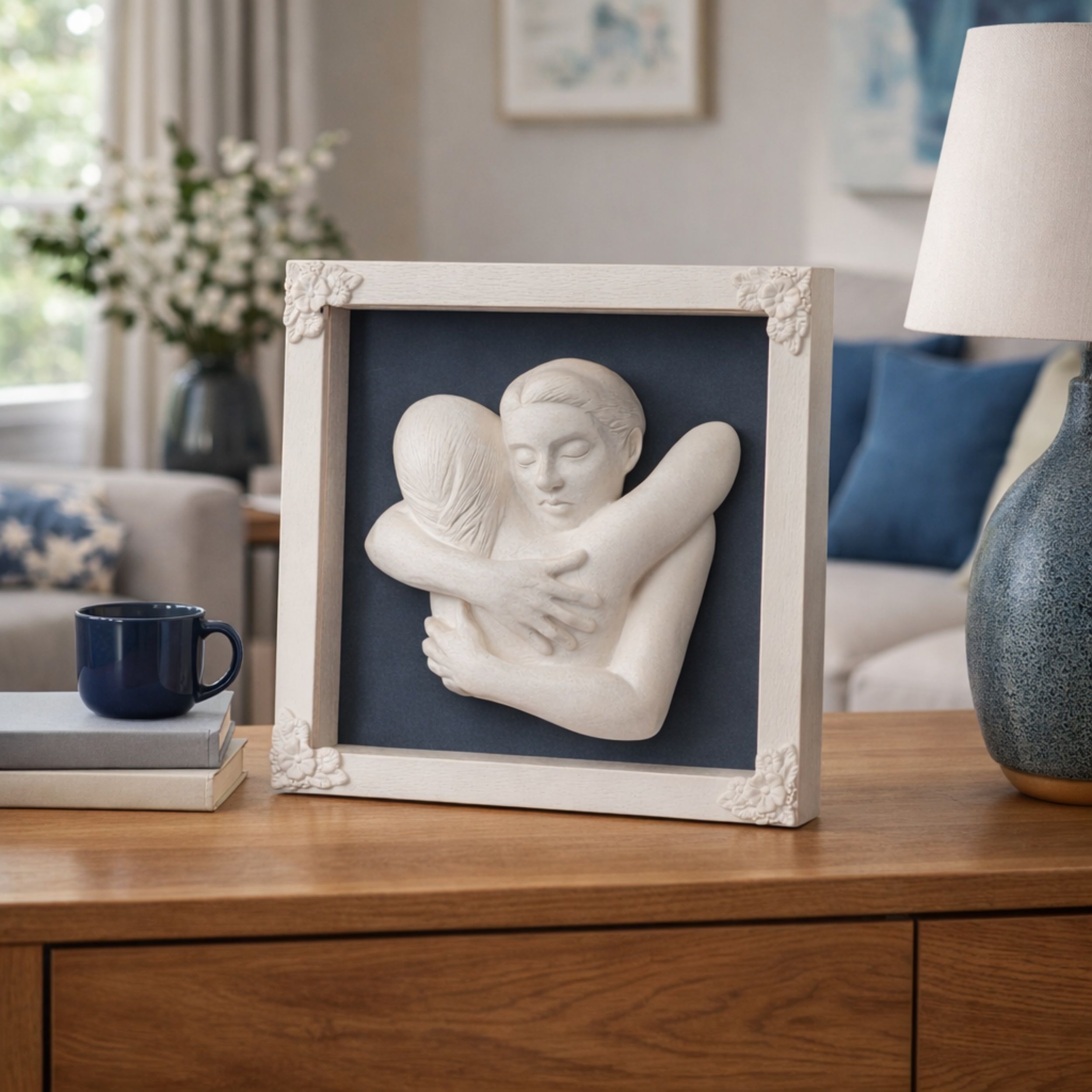 The Hug - Framed Sculpture Wall Art (NEW) - Image 14