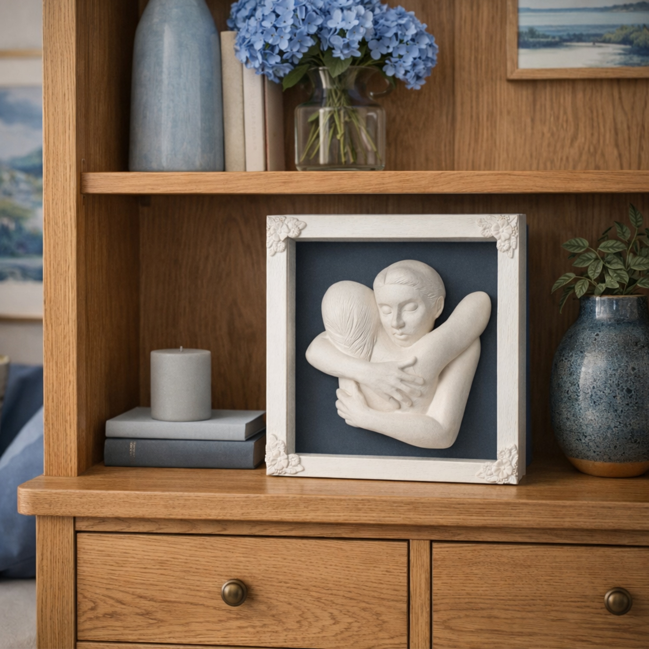 The Hug - Framed Sculpture Wall Art (NEW) - Image 13