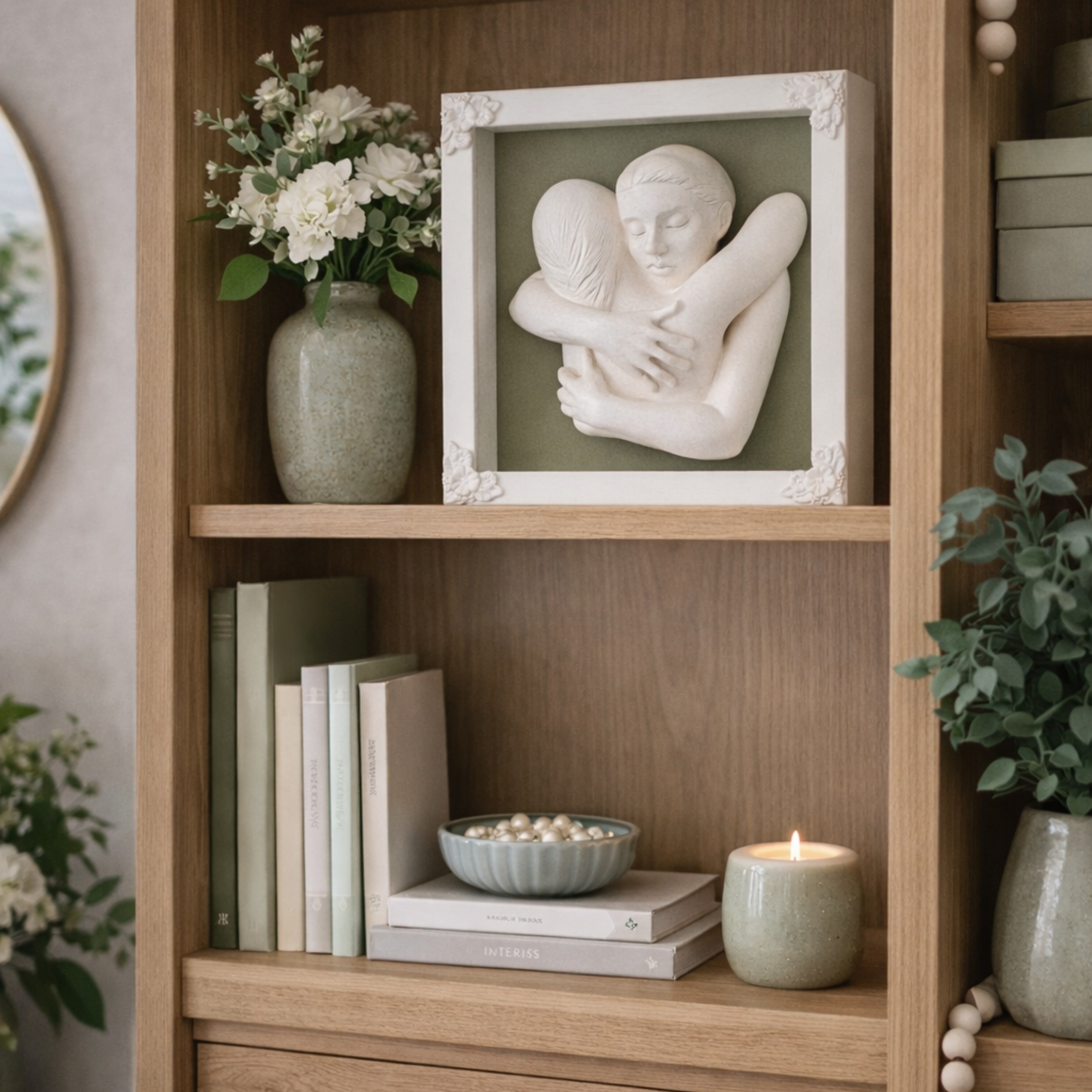 The Hug - Framed Sculpture Wall Art (NEW) - Image 10