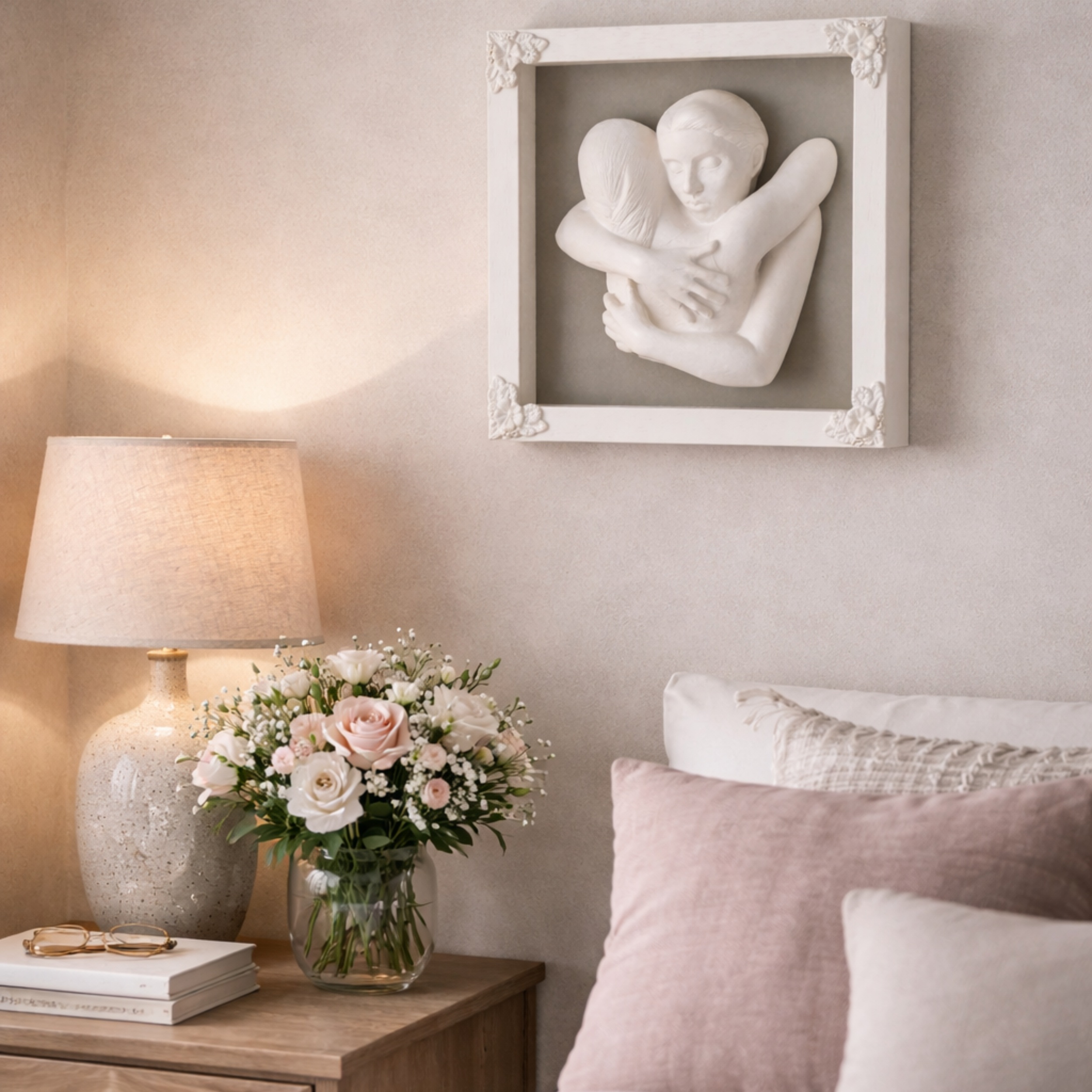 The Hug - Framed Sculpture Wall Art (NEW) - Image 8